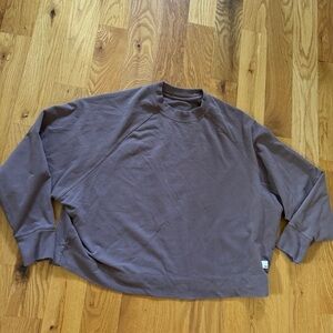 Vuori brown/purple Sunnyside Crew Neck